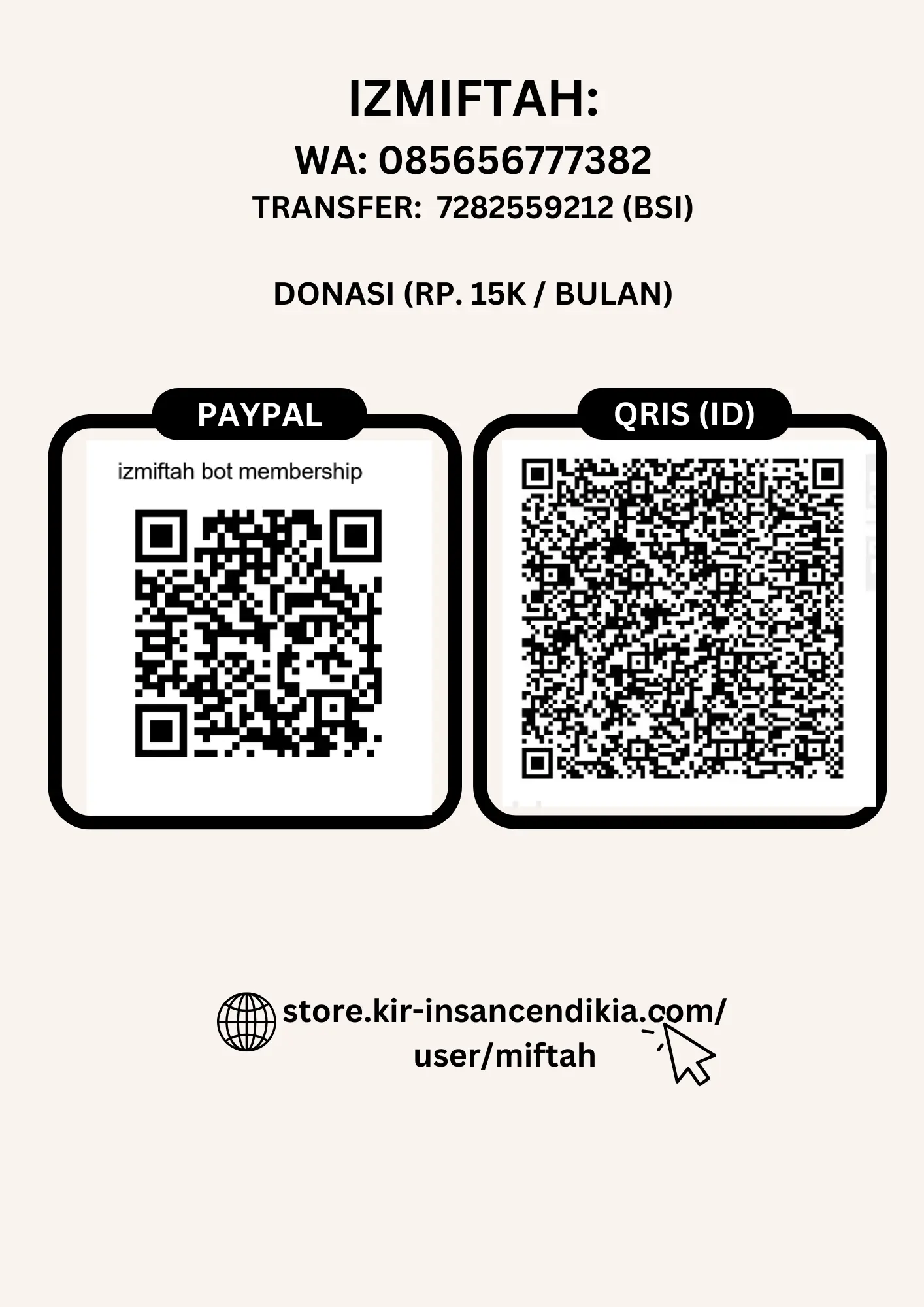 QRIS for Donation